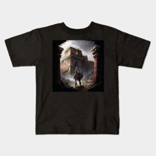 wall of hadrian Kids T-Shirt